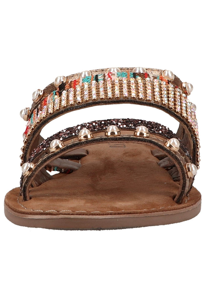 Lazamani Pantoletten Textil Copper