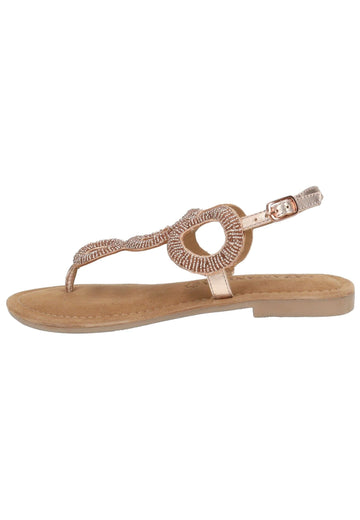 Sandalen Lazamani Sandalen Leder Peach