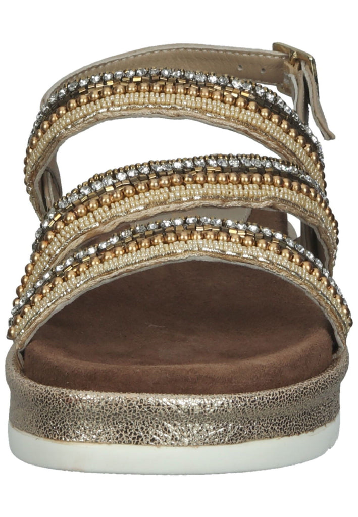 Lazamani Sandalen Leder Beige