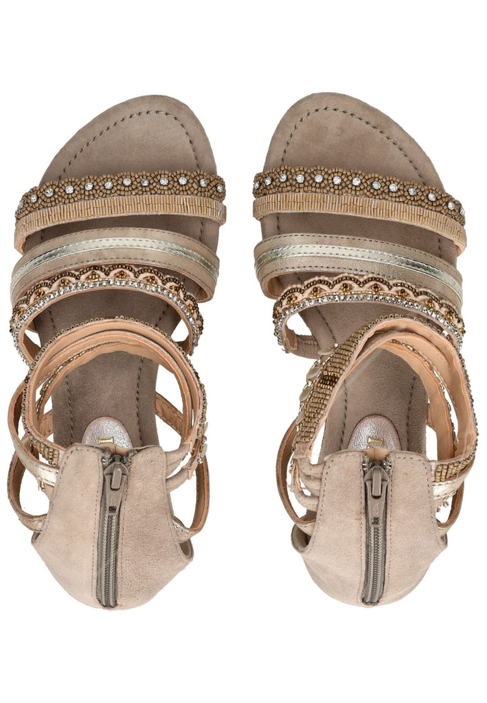 Lazamani Sandalen Leder Braun