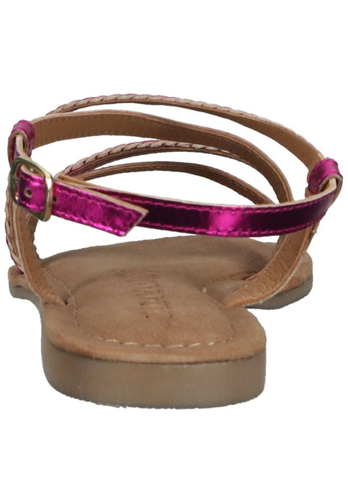 Lazamani Sandalen Leder Fuchsia