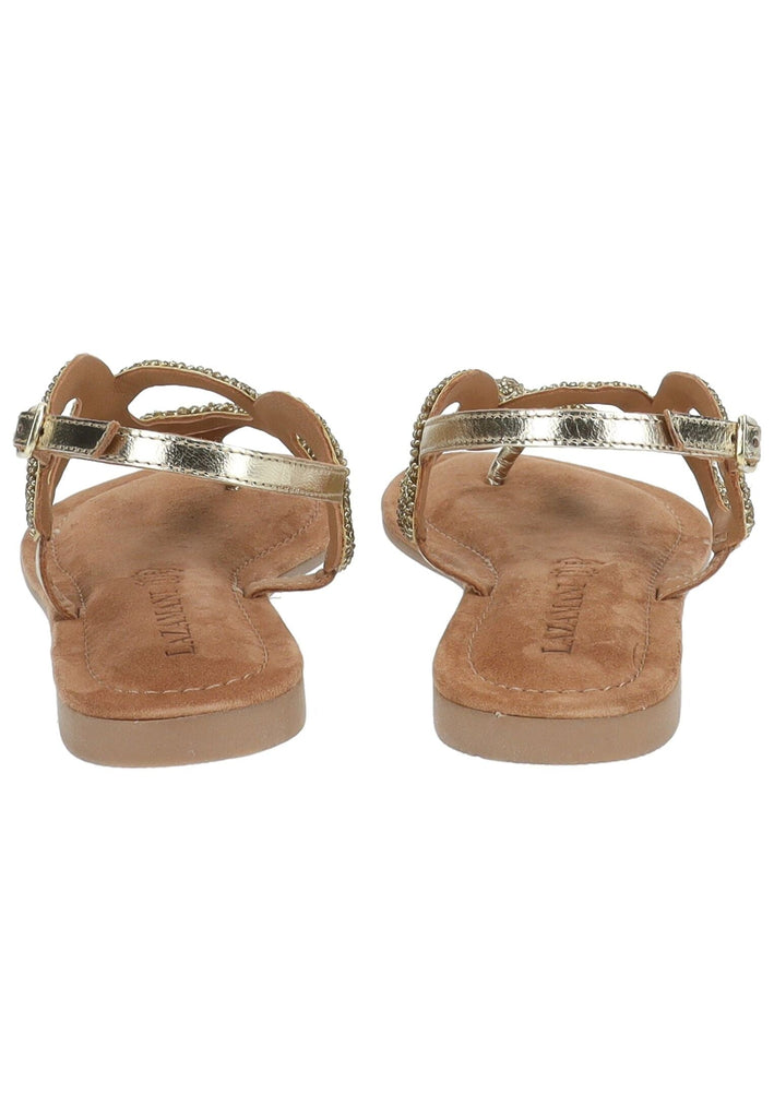 Lazamani Sandalen Leder Gold