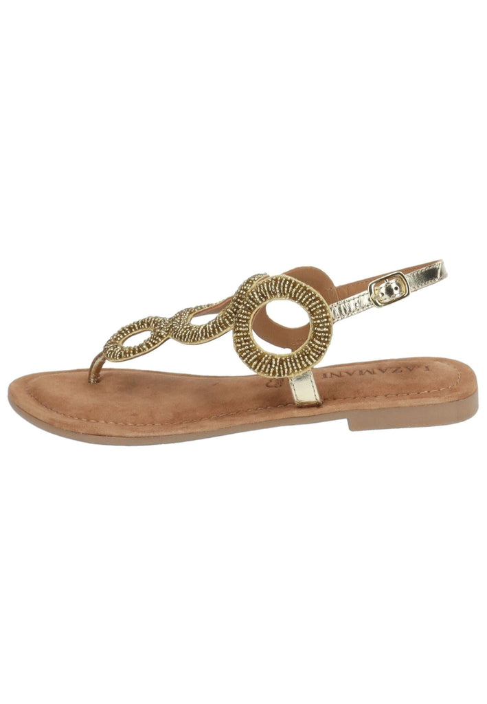 Lazamani Sandalen Leder Gold
