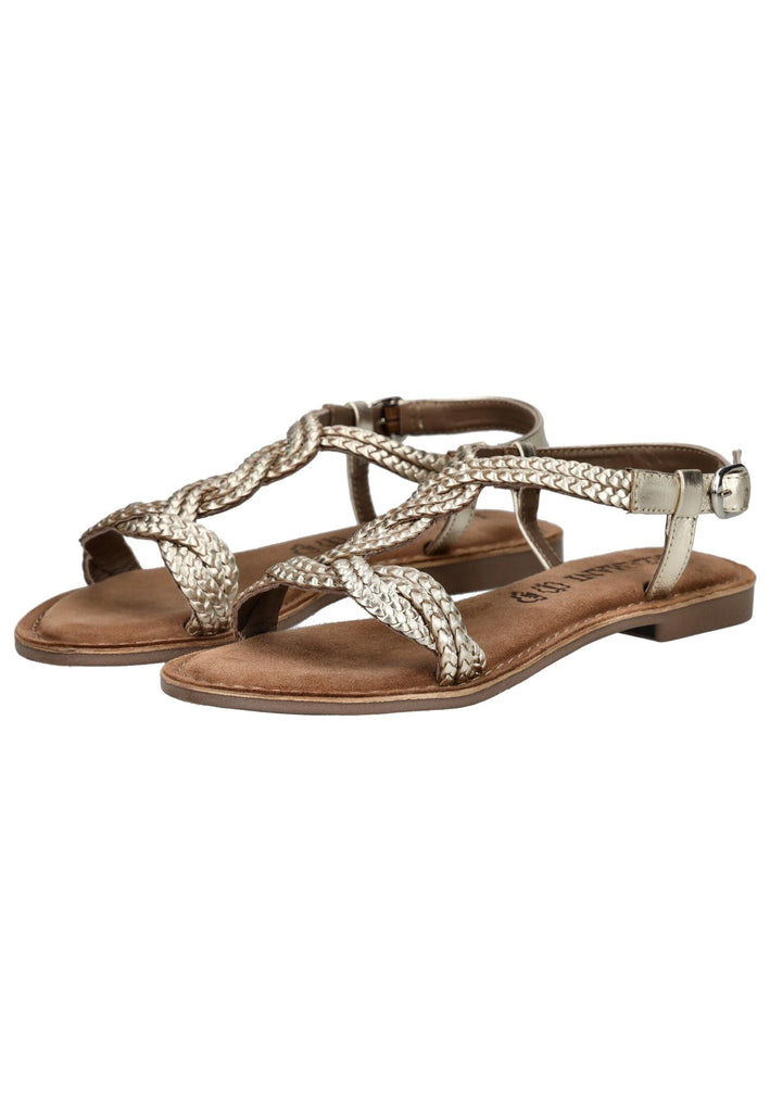 Lazamani Sandalen Leder Gold