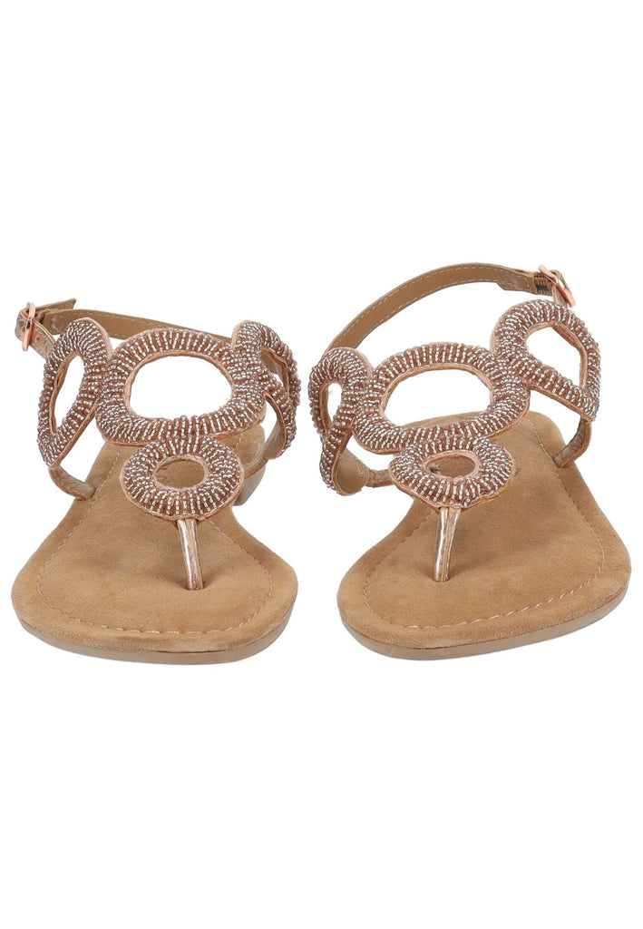 Lazamani Sandalen Leder Peach