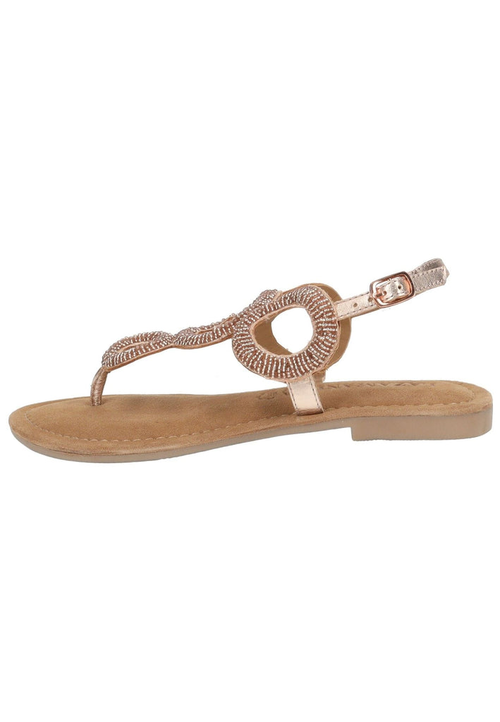 Lazamani Sandalen Leder Peach