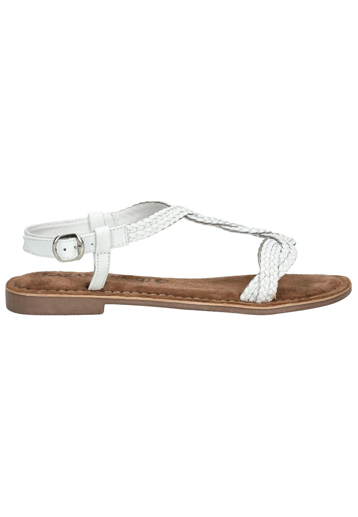Lazamani Sandalen Leder Weiß