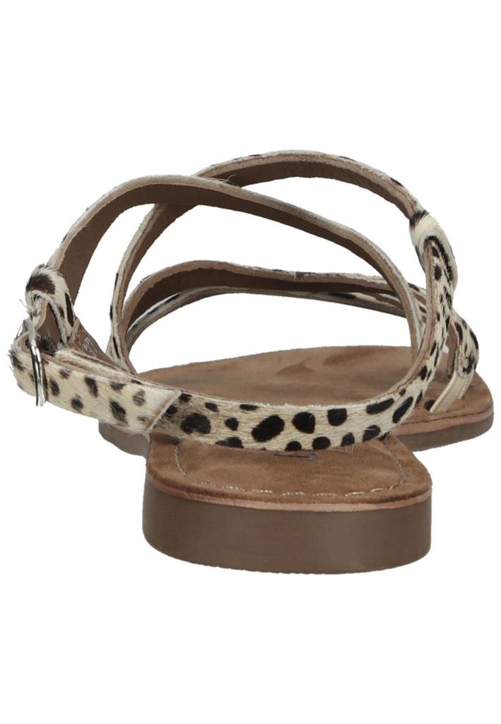 Lazamani Sandalen Leder Weiß/Schwarz