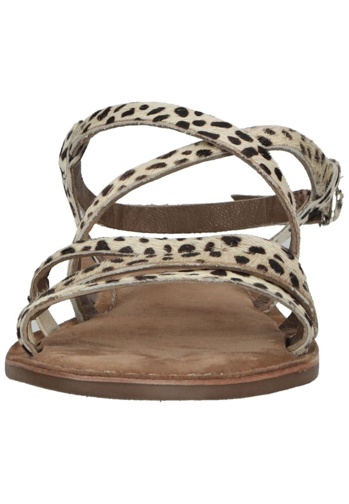 Lazamani Sandalen Leder Weiß/Schwarz