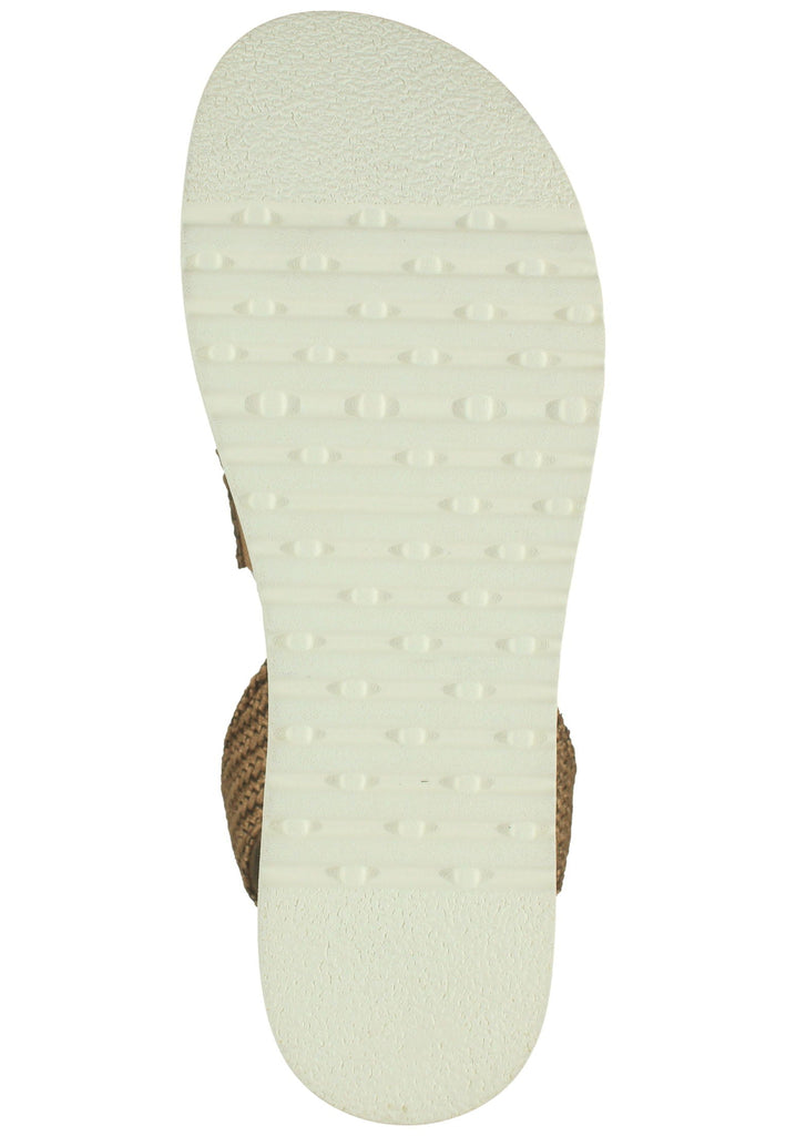 Lazamani Sandalen Textil Braun