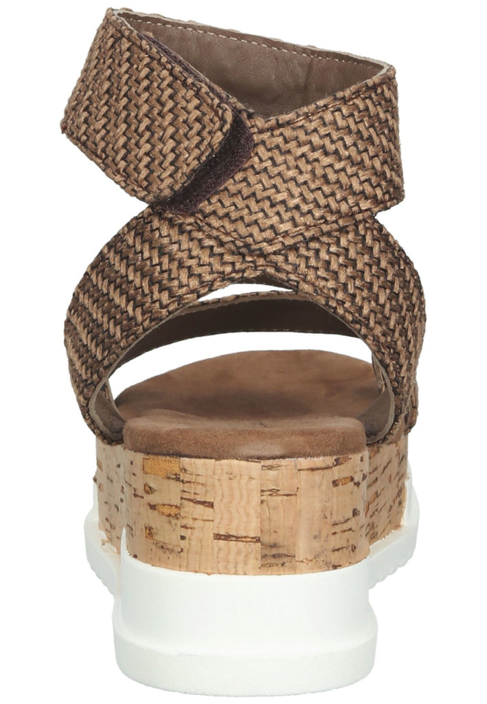 Lazamani Sandalen Textil Braun