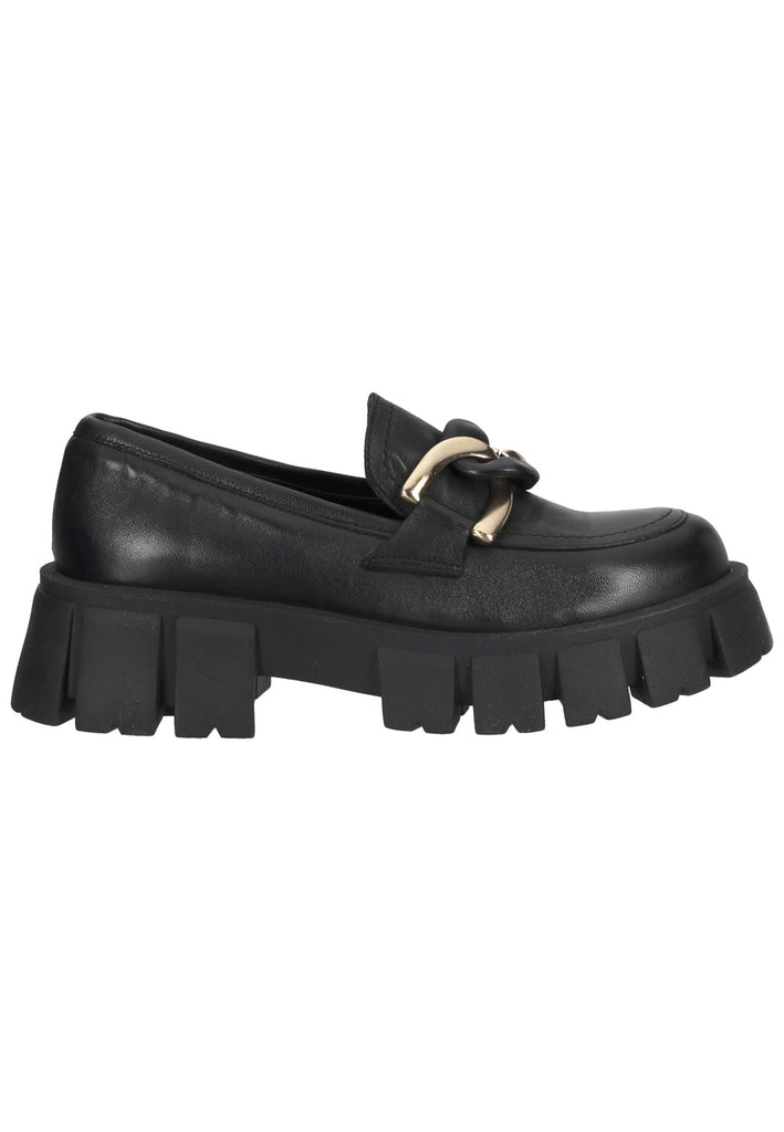 Lazamani Slipper Leder Schwarz