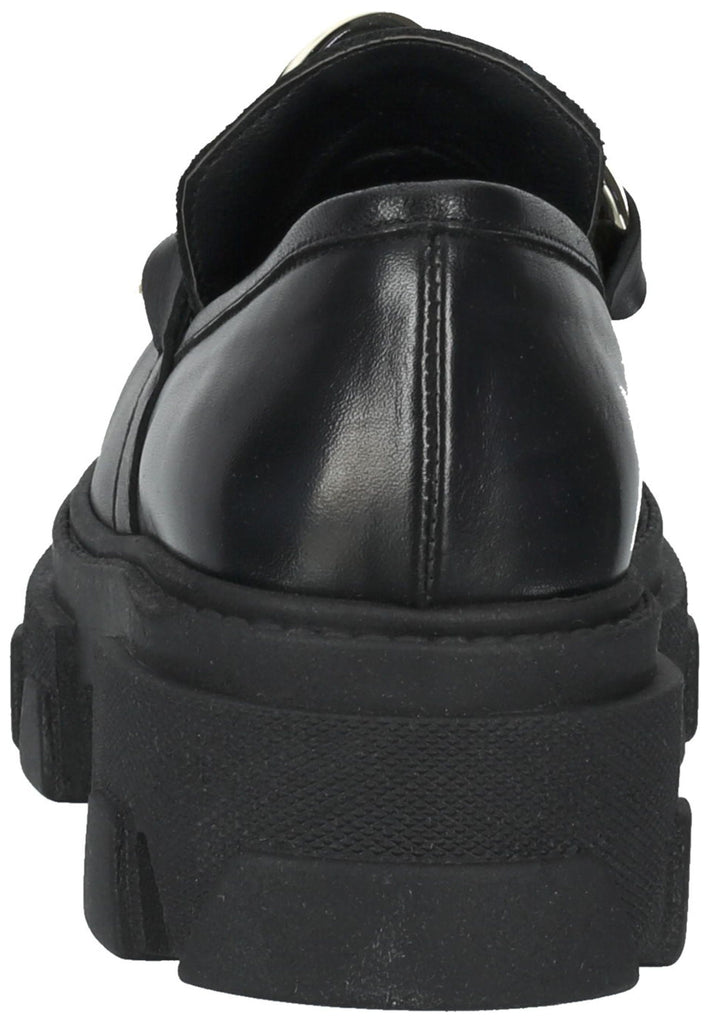 Lazamani Slipper Leder Schwarz