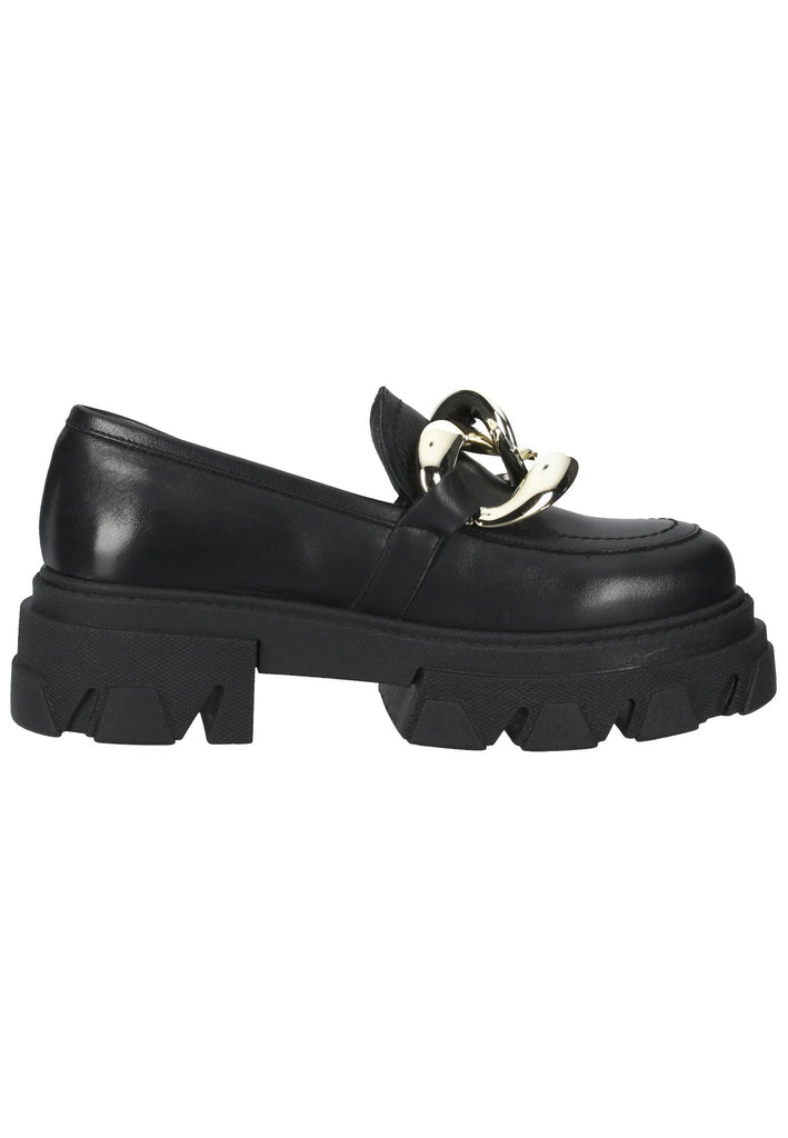 Lazamani Slipper Leder Schwarz