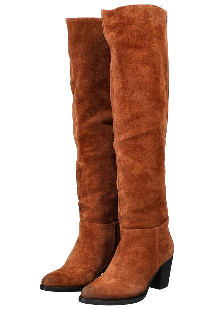 Lazamani Stiefel Leder Cognac