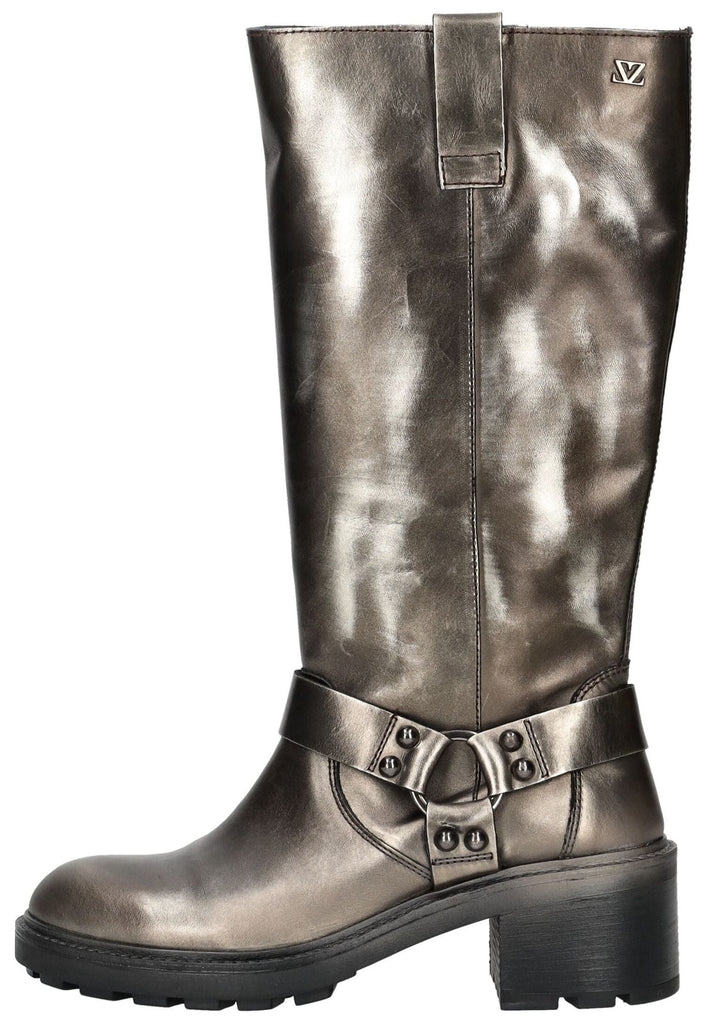 Lazamani Stiefel Leder Pewter Warmfutter