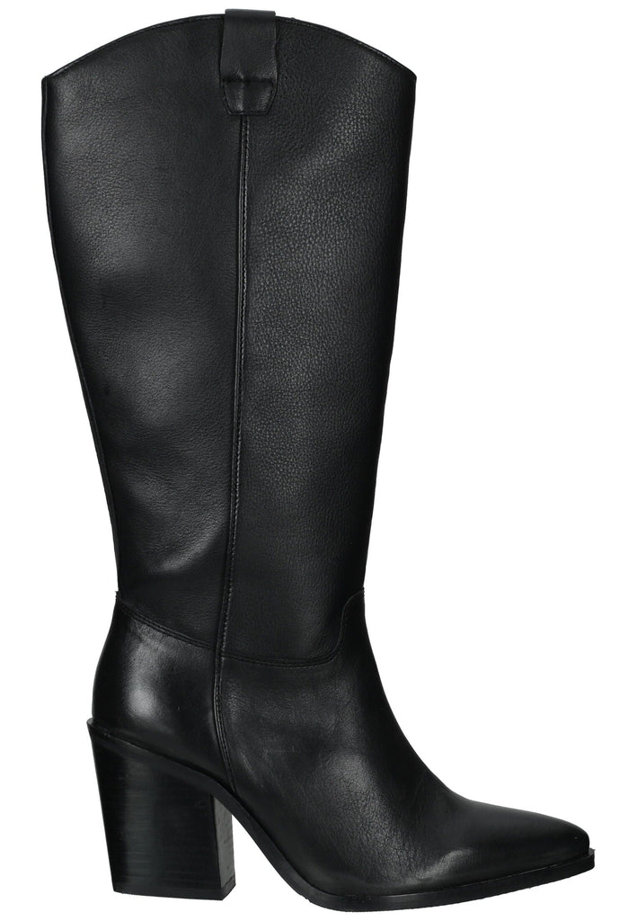 Lazamani Stiefel Leder Schwarz