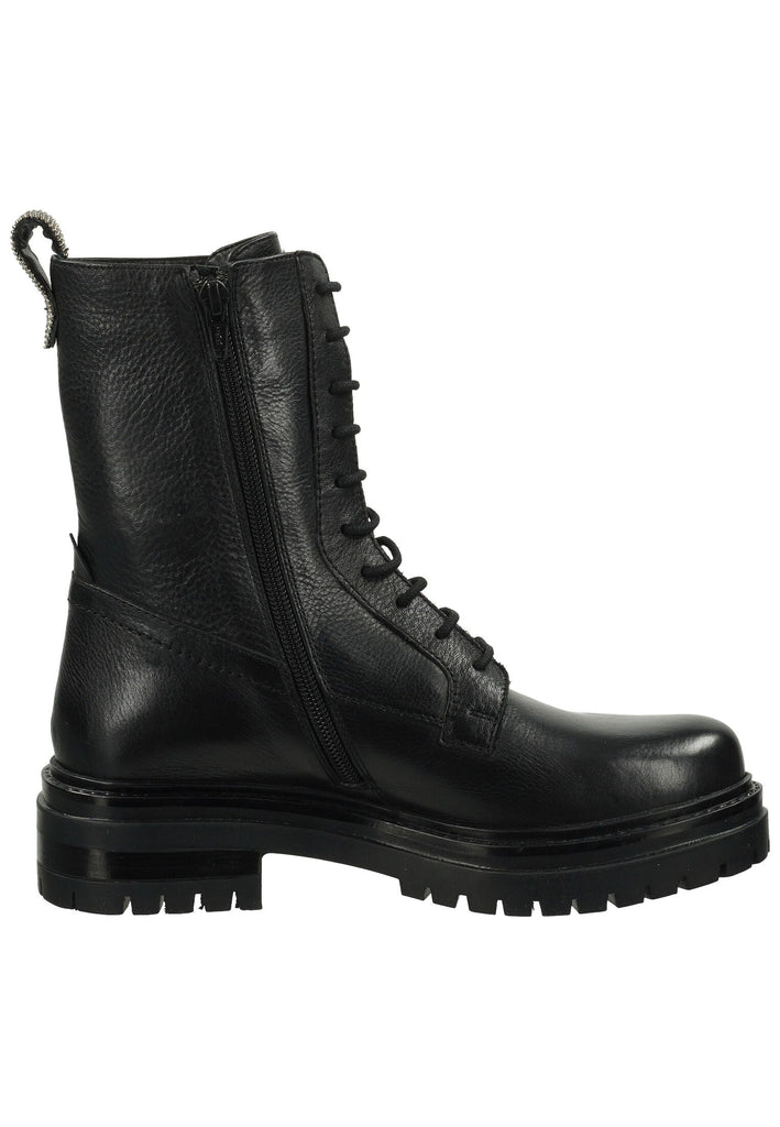 Lazamani Stiefel Leder Schwarz