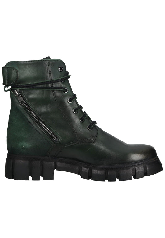 Lazamani Stiefelette Leder Army