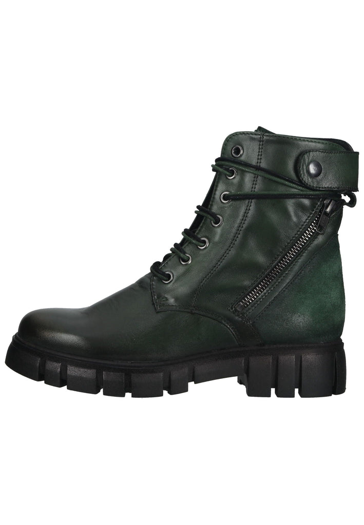 Lazamani Stiefelette Leder Army