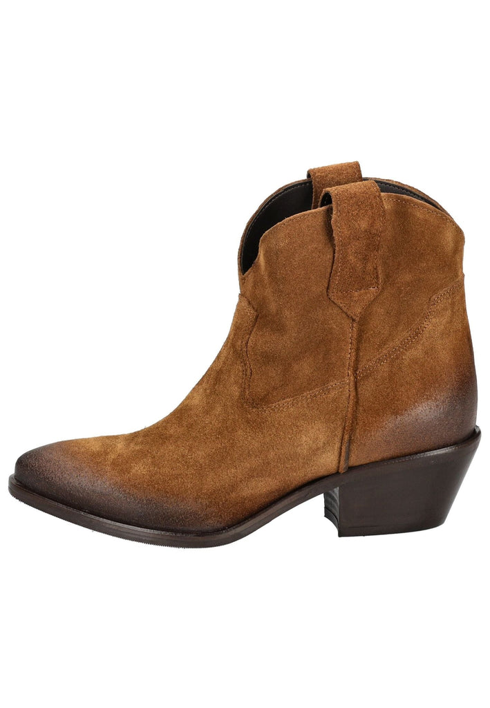 Lazamani Stiefelette Leder Cognac