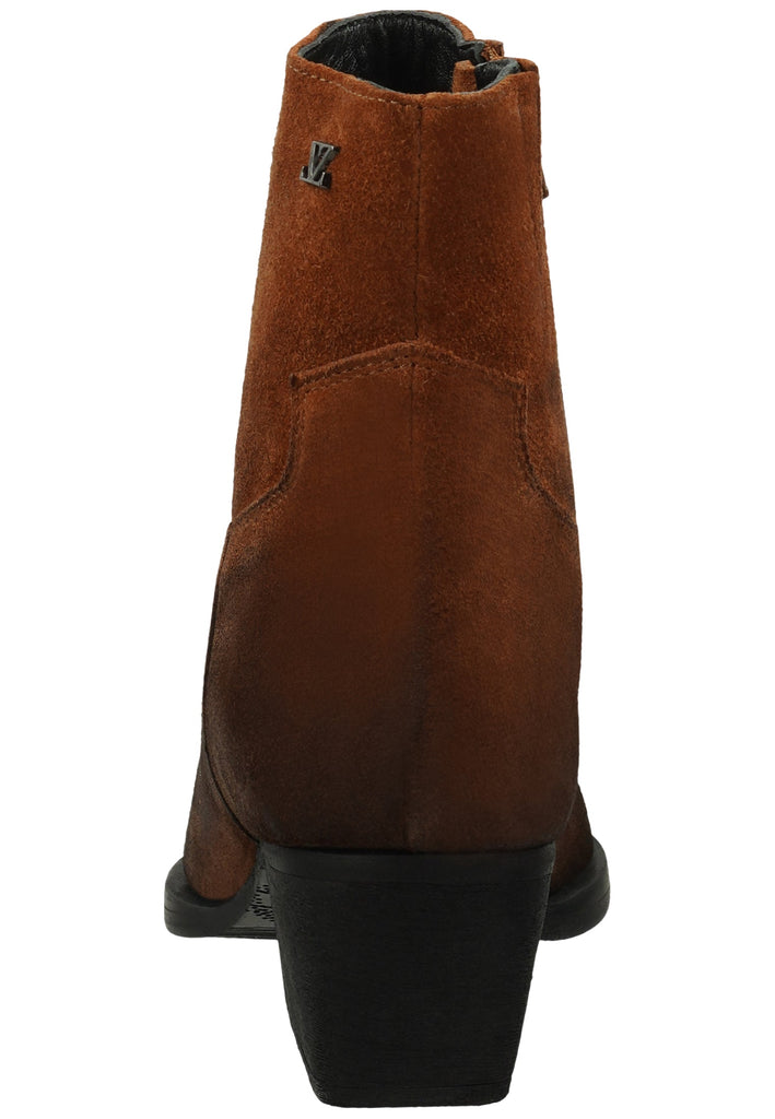 Lazamani Stiefelette Leder Cognac Warmfutter