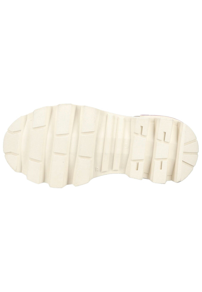 Lazamani Stiefelette Leder Lila Warmfutter