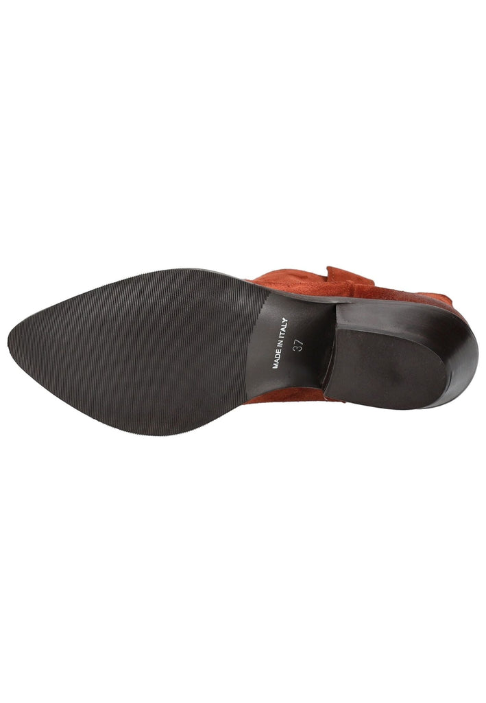 Lazamani Stiefelette Leder Rot