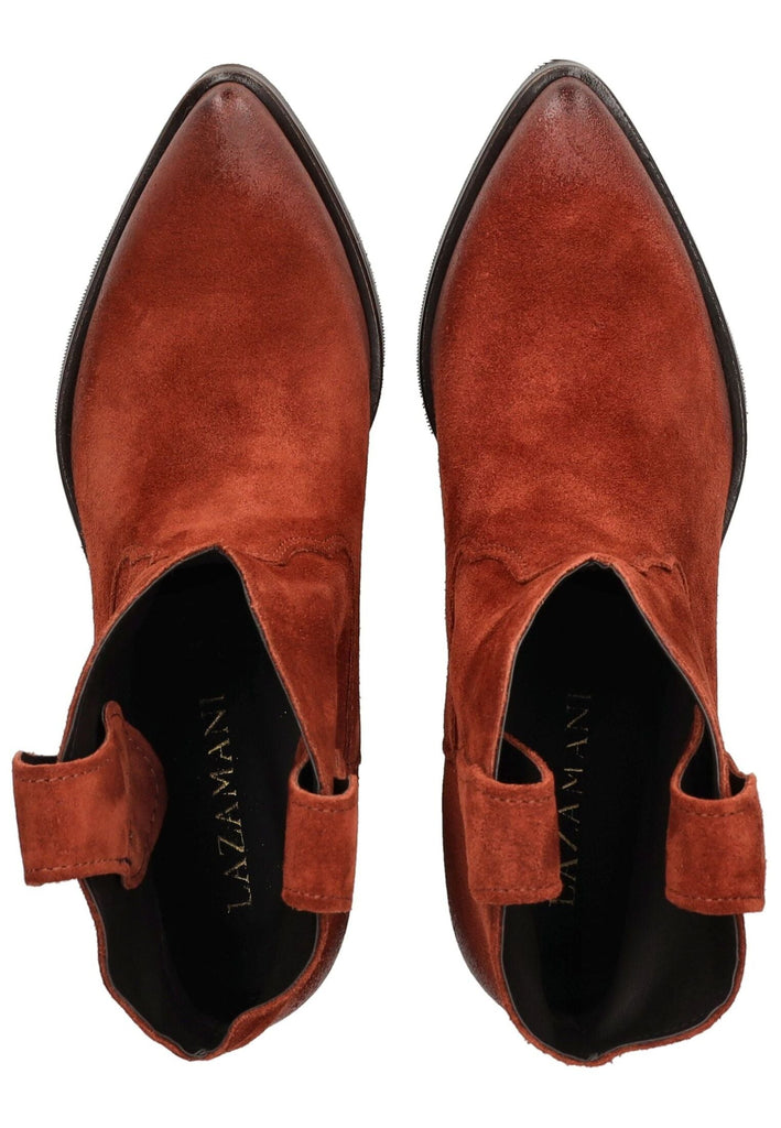 Lazamani Stiefelette Leder Rot