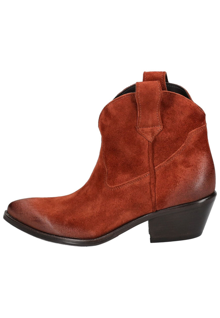 Lazamani Stiefelette Leder Rot