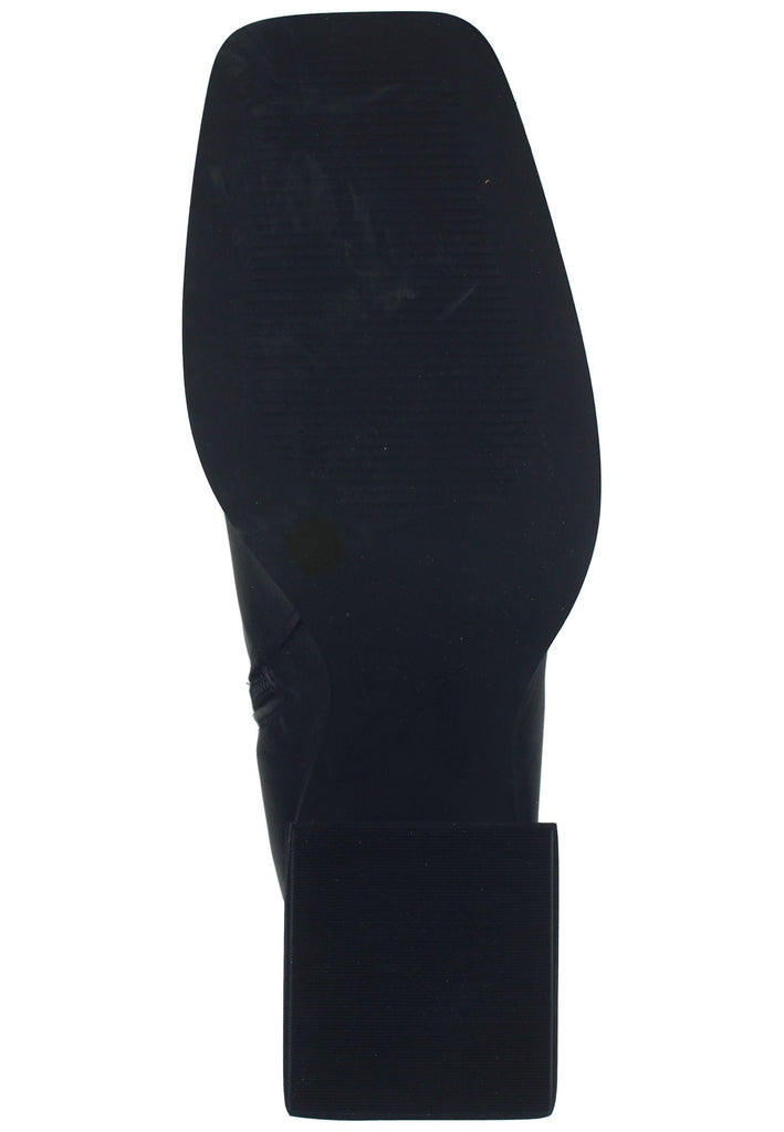 Lazamani Stiefelette Leder Schwarz