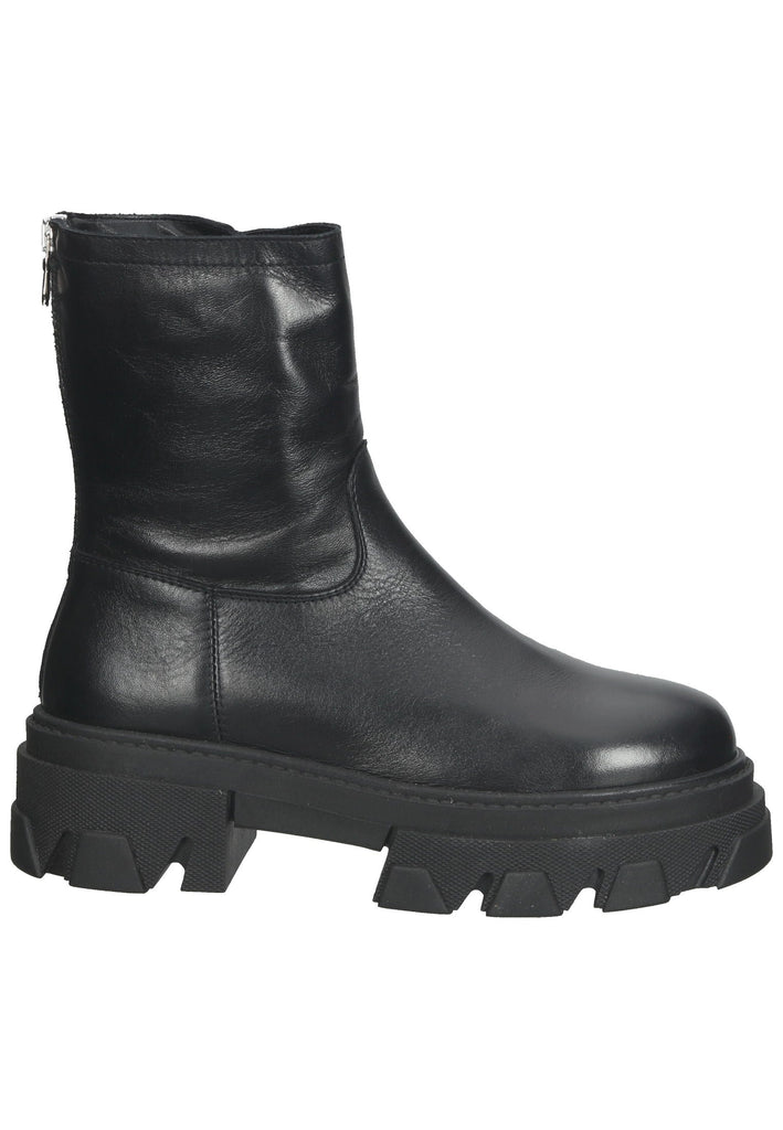 Lazamani Stiefelette Leder Schwarz