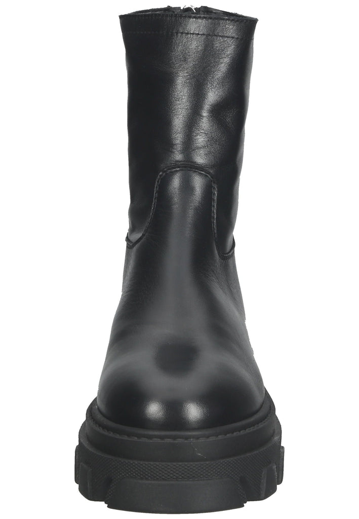 Lazamani Stiefelette Leder Schwarz