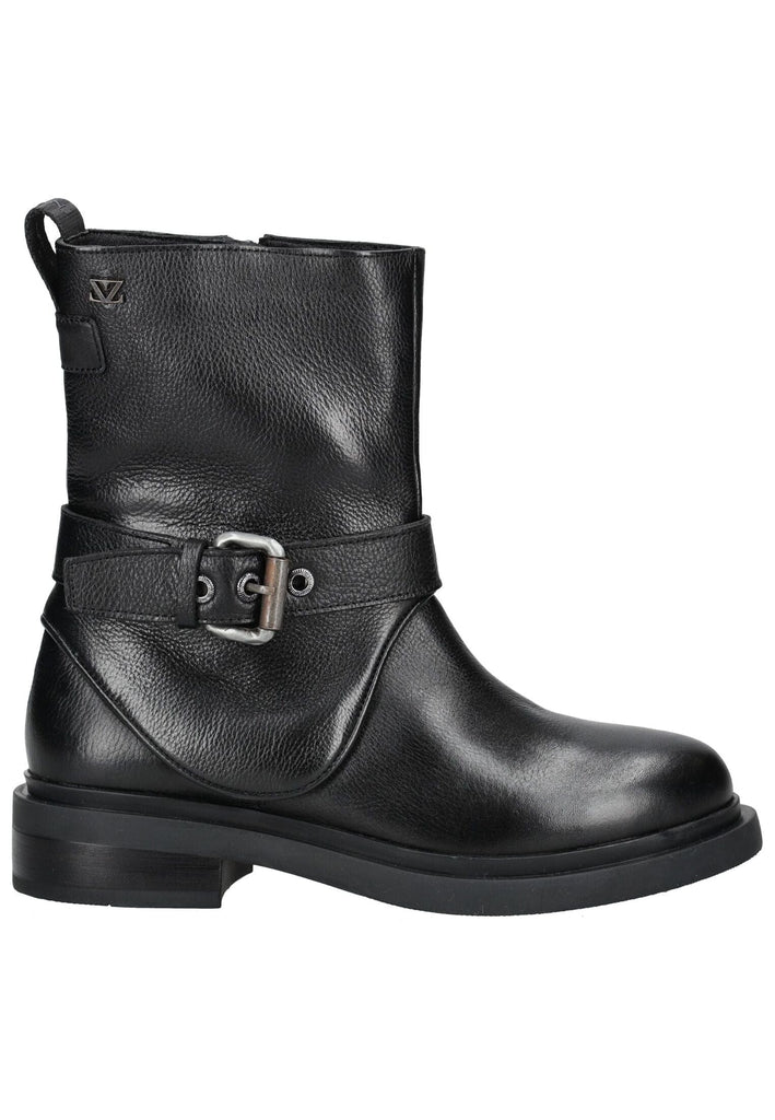 Lazamani Stiefelette Leder Schwarz