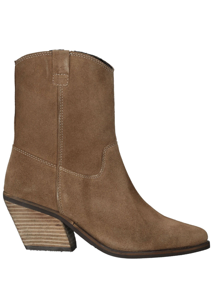 Lazamani Stiefelette Leder Taupe