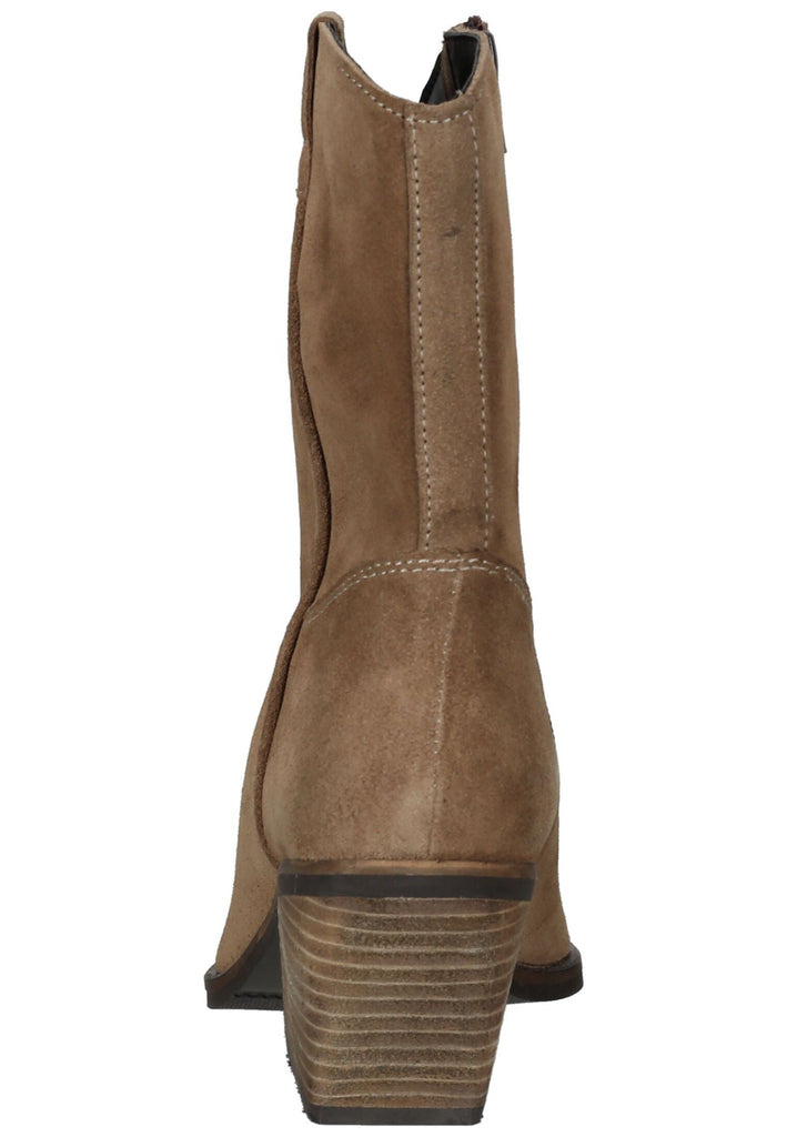 Lazamani Stiefelette Leder Taupe