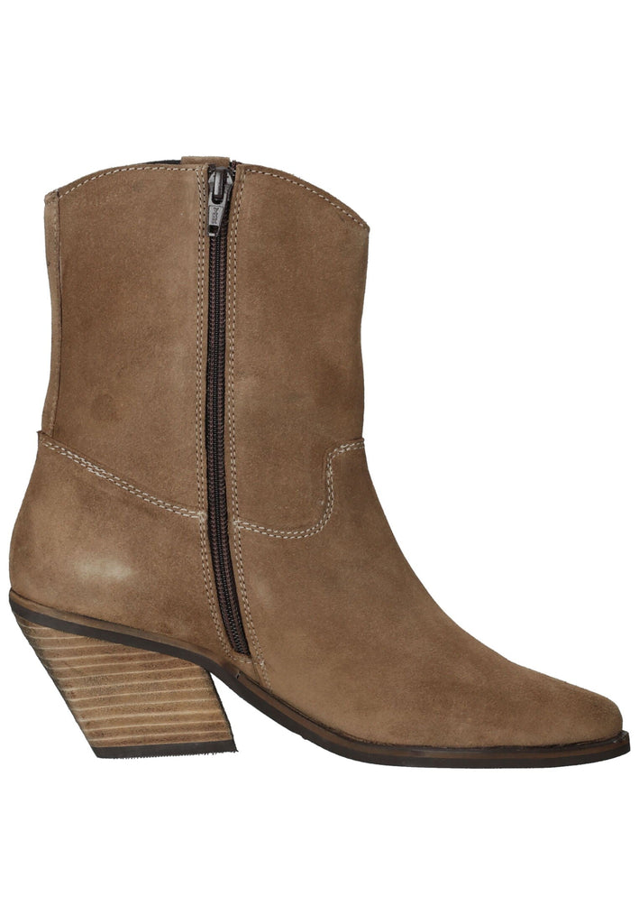 Lazamani Stiefelette Leder Taupe