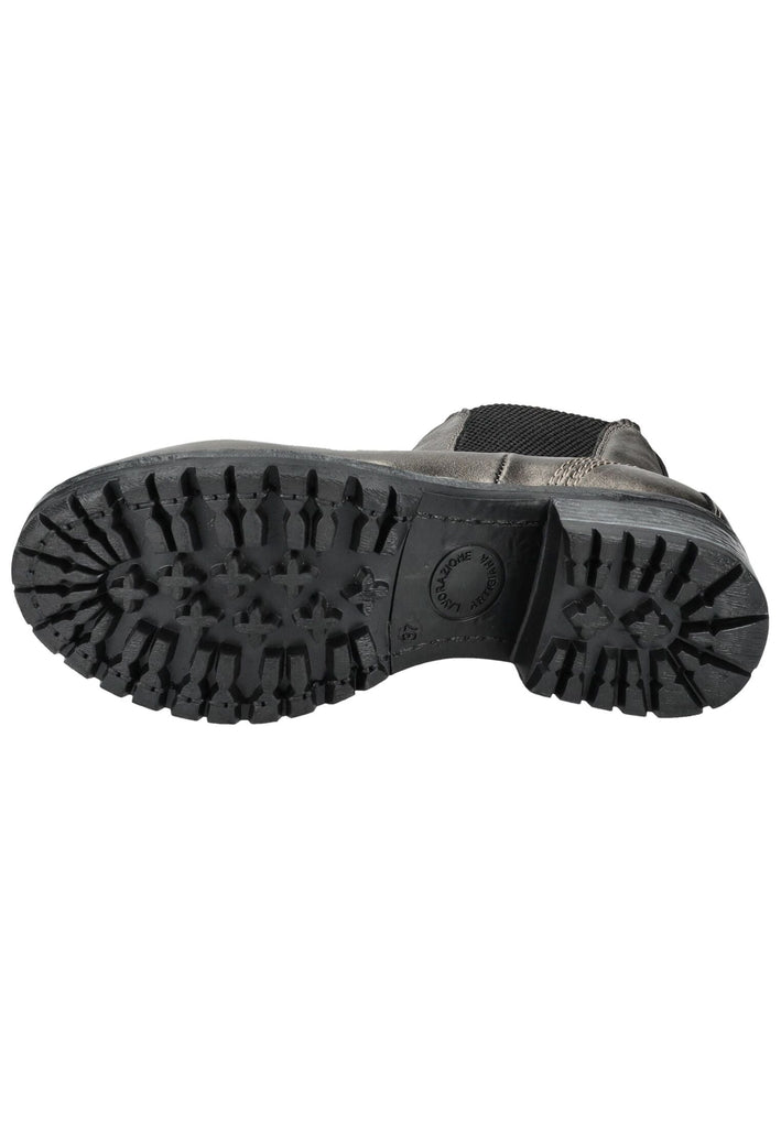 Lazamani Stiefelette Leder/Textil Pewter Warmfutter