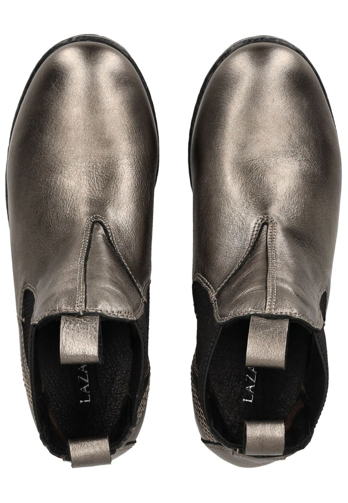 Lazamani Stiefelette Leder/Textil Pewter Warmfutter