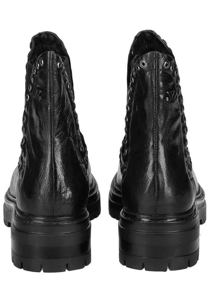 Lazamani Stiefelette Leder/Textil Schwarz