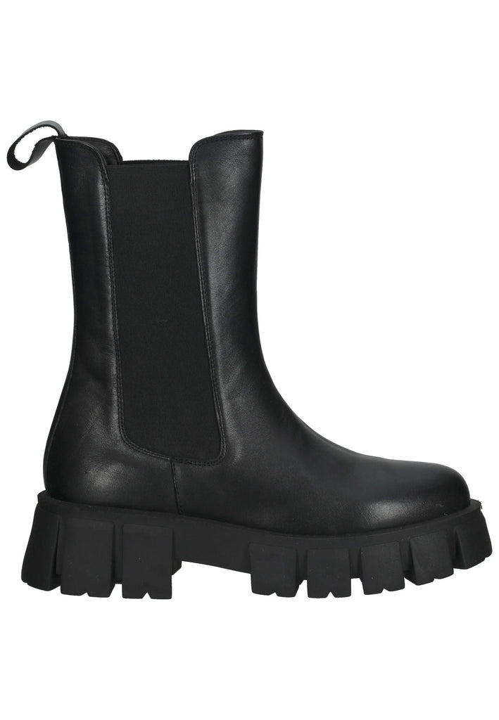 Lazamani Stiefelette Leder/Textil Schwarz