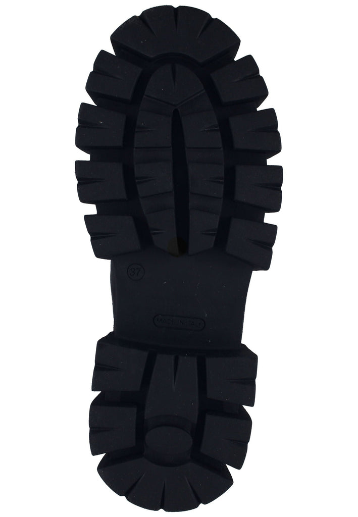 Lazamani Stiefelette Leder/Textil Schwarz