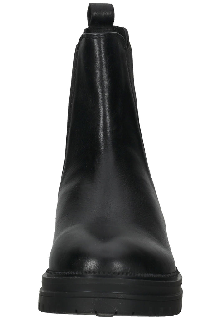 Lazamani Stiefelette Leder/Textil Schwarz