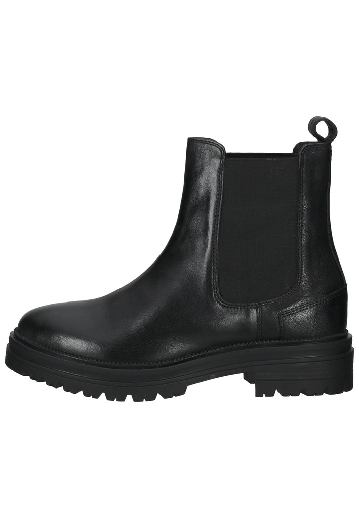 Lazamani Stiefelette Leder/Textil Schwarz