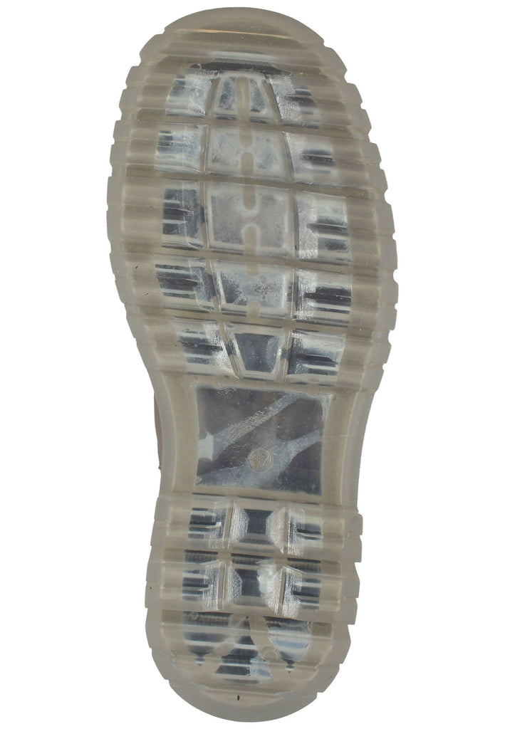 Lazamani Stiefelette Leder/Textil Taupe