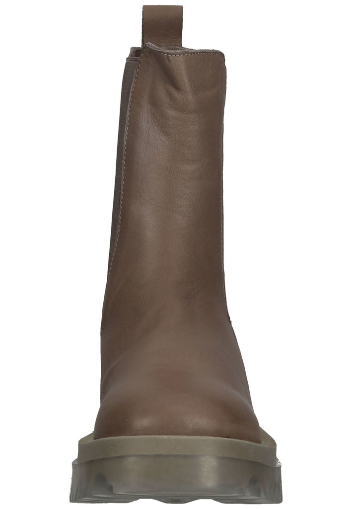 Lazamani Stiefelette Leder/Textil Taupe