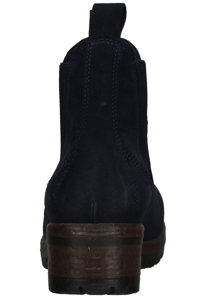 Lazamani Stiefelette Nubukleder/Textil Jeans