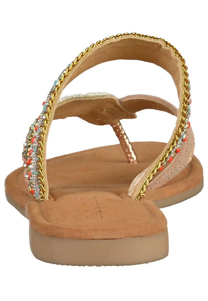 Lazamani Zehensteg Leder Blau