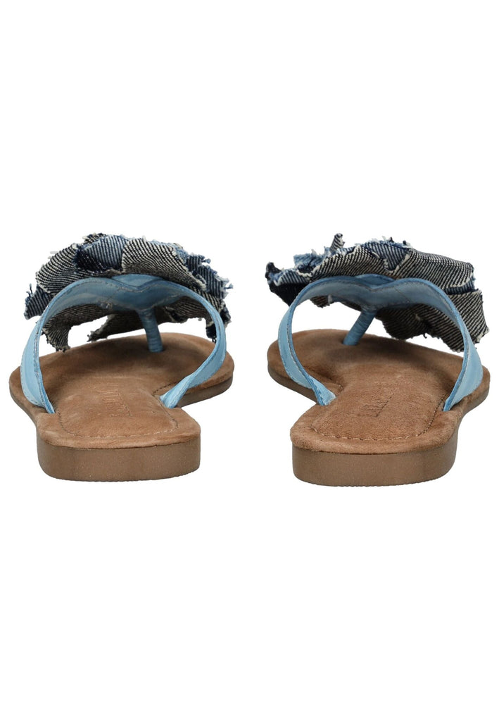 Lazamani Zehensteg Leder Denim