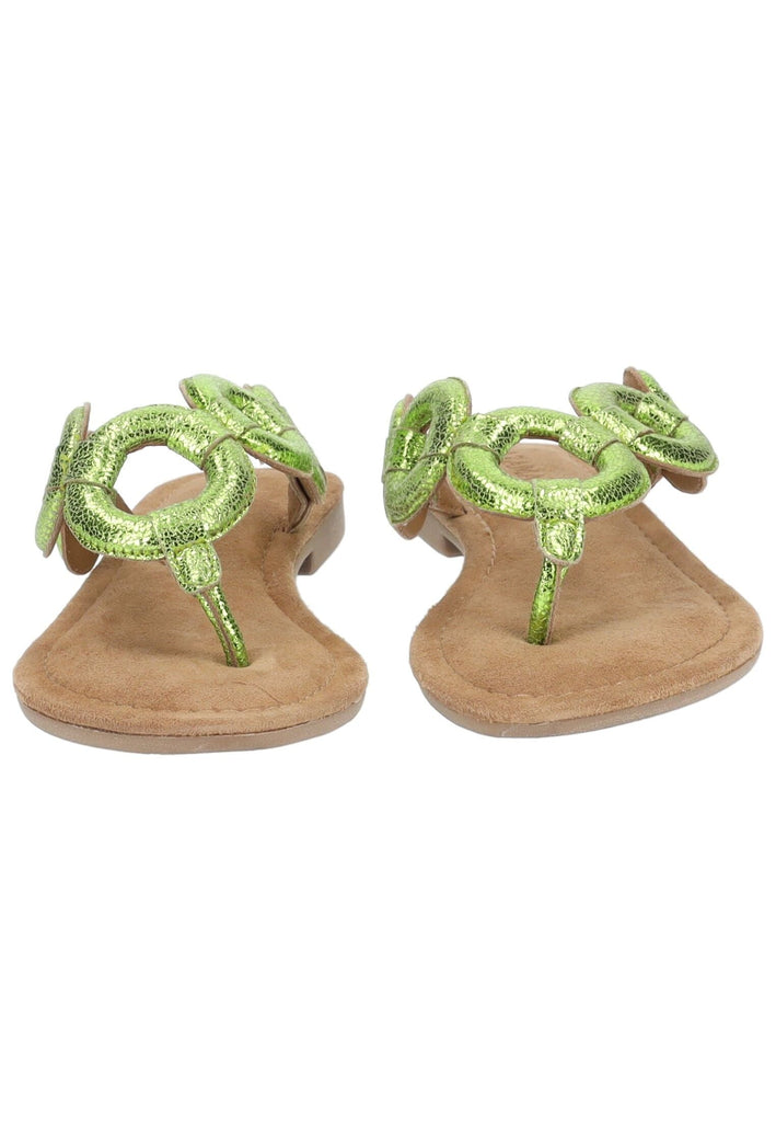 Lazamani Zehensteg Leder Grün